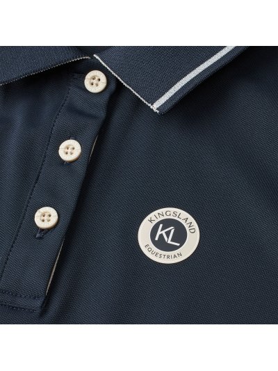 Top tipo polo sin mangas azul marino para mujer Laura - Kingsland
 - imagen 3