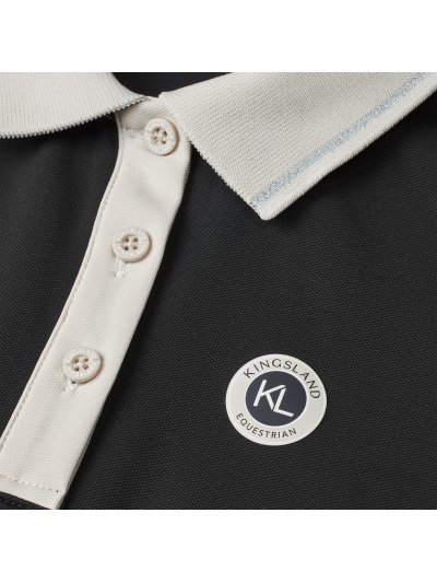 Top tipo polo sin mangas negro para mujer Laura - Kingsland
 - imagen 3