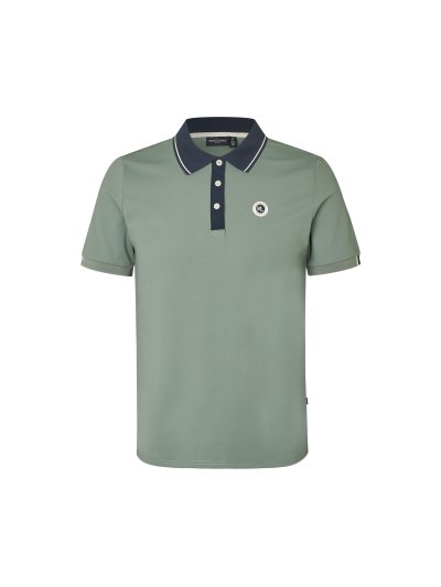 Green polo shirt for men - Kingsland