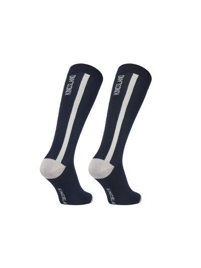 Pack de 2 calcetines de equitación azul marino Laura - Kingsland
