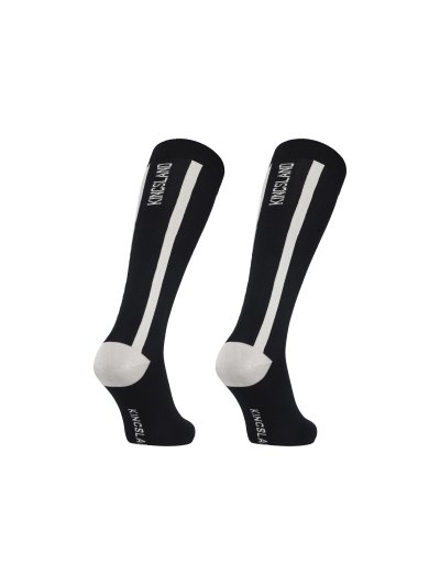 Pack de 2 calcetines de equitación negros Laura - Kingsland
