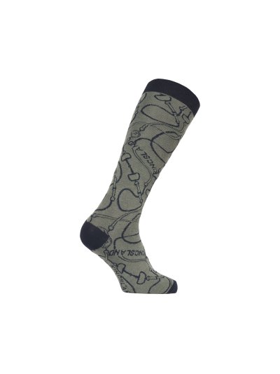 Calcetines de equitación verdes Larissa - Kingsland
