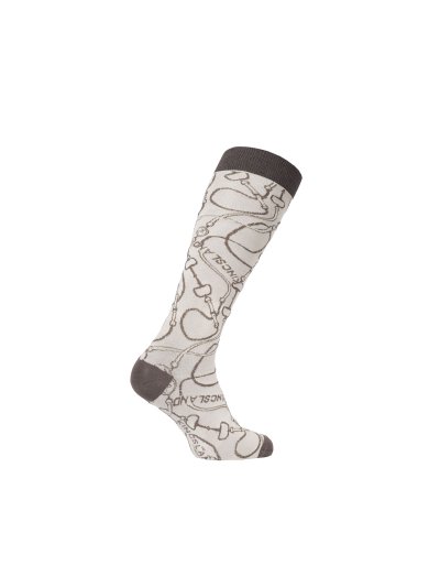 Calcetines de equitación beige Larissa - Kingsland