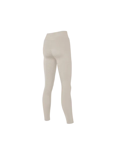Legging d'équitation beige (Beige Dove) à fond intégral F-Tec5 pour femme Amy - Kingsland - imagen 2