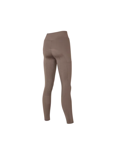 Legging d'équitation marron (Brown Iron) à fond intégral F-Tec5 pour femme Amy - Kingsland - imagen 2