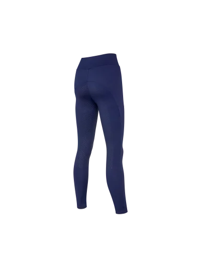 Legging d'équitation bleu marine (Evening Blue) à fond intégral F-Tec5 pour femme Amy - Kingsland
