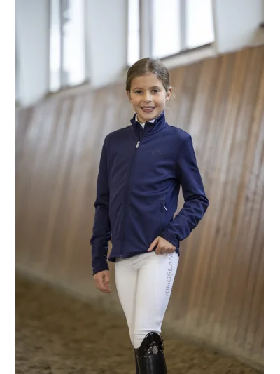 Mallas de montar blancas de invierno full grip F-Tec4 junior Alexis - Kingsland - imagen 4