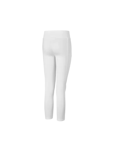 White junior brushed full-grip riding tights F-Tec4 Alexis - Kingsland - imagen 2