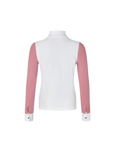 Haut de concours junior blanc et rose (Lilas) Adora - Kingsland - imagen 2