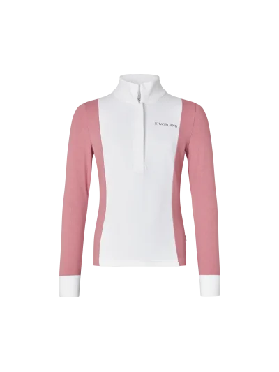 Haut de concours junior blanc et rose (Lilas) Adora - Kingsland