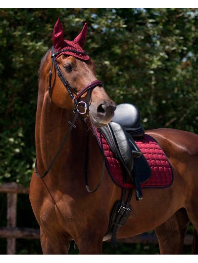 Tapis de dressage bordeaux pour cheval - Florence - QHP - imagen 3