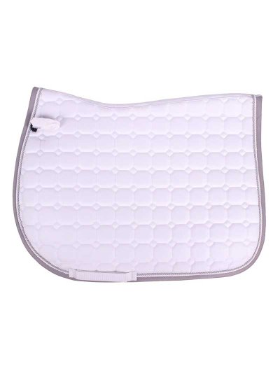Tapis de dressage blanc pour cheval - Florence - QHP