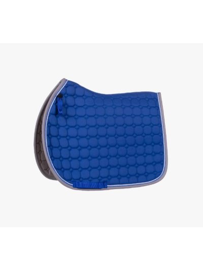 Royal blue jumping saddle pad for horse Florence - QHP
