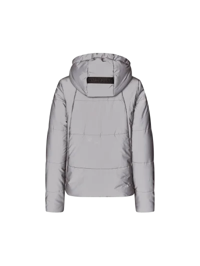 Abrigo de montar acolchado reflectante plateada (Flash) para mujer Aurora - Kingsland - imagen 2