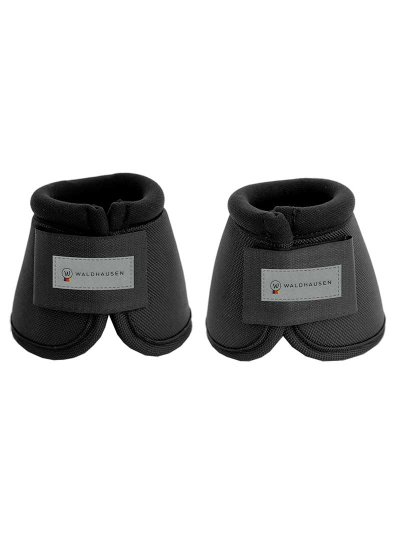 Lot de 2 cloches noires antigiro pour cheval - Waldhausen