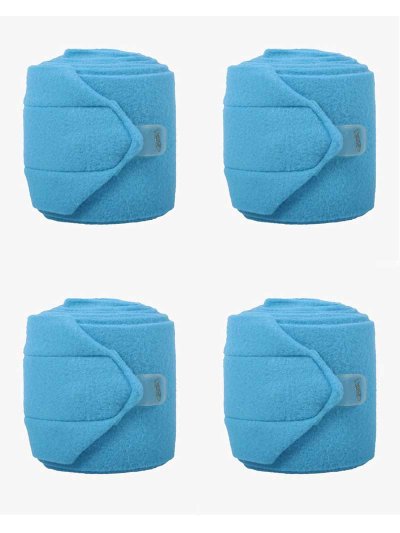 Lot de 4 bandes polaires de travail bleu clair pour cheval - QHP