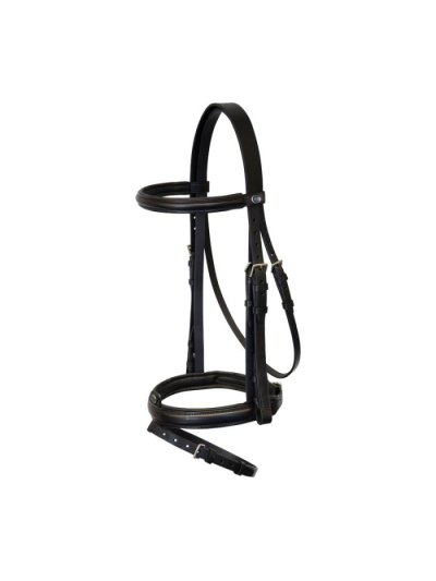 Classic black leather working bridle for horses - Waterford - Stubben