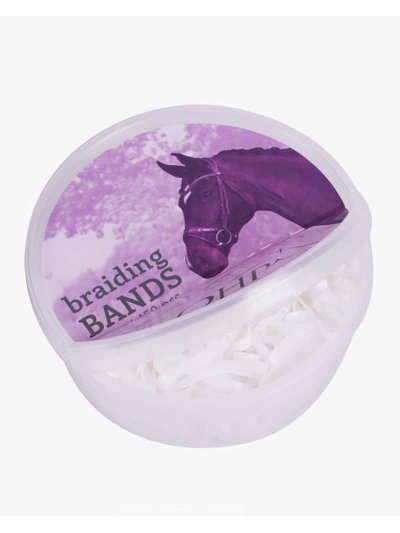 Boîte d'élastiques blanches de 50g (env. 450 unités) - QHP