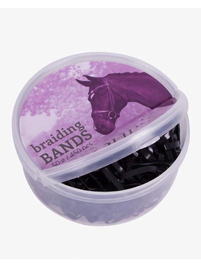 Boîte d'élastiques noires de 50g (env. 450 unités) - QHP