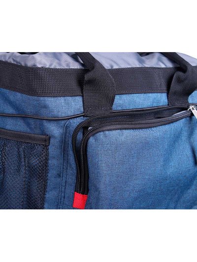 Sac bleu marine pour accessoires du soin et aseo du cheval (grooming bag) - QHP - imagen 4