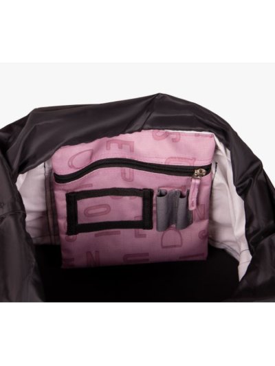 Bolsa rosa con estampado para accesorios del cuidado y aseo del caballo (grooming bag) - QHP - imagen 4