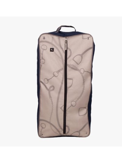 Bolsa para bridas con estampado de filetes color marrón claro - QHP