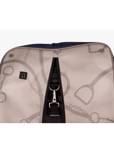 Bolsa para bridas con estampado de filetes color marrón claro - QHP - imagen 3