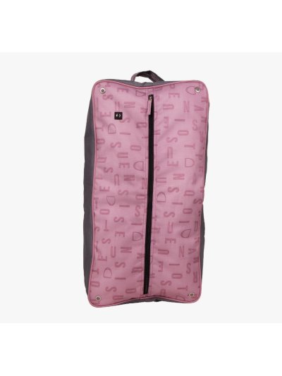 Bolsa para bridas con estampado color lila y gris - QHP