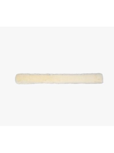 Protector de martingala de borreguillo (50 cm) beige con velcro - QHP