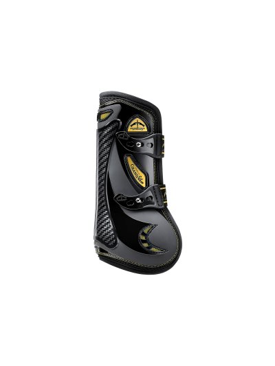 Protectores delanteros negros de salto Grand Slam Carbon Gel - Veredus
