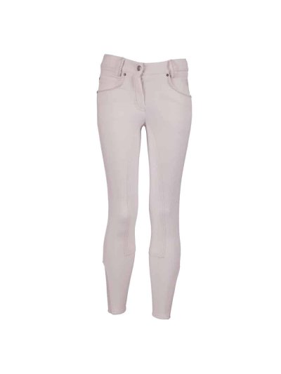 Pantalons blanc d'équitation (renfort au genou) pour fille - Paris - BR