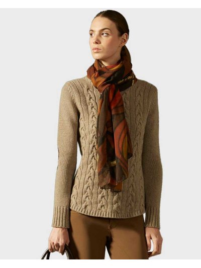 Pashmina / foulard en cachemire imprimé unisexe modèle Amburgo - Vestrum