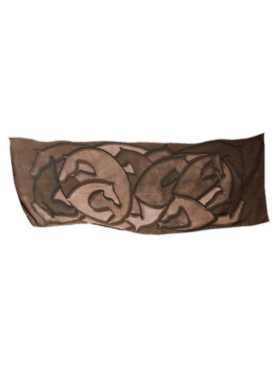 Pashmina / foulard en cachemire imprimé unisexe modèle Miami - Vestrum