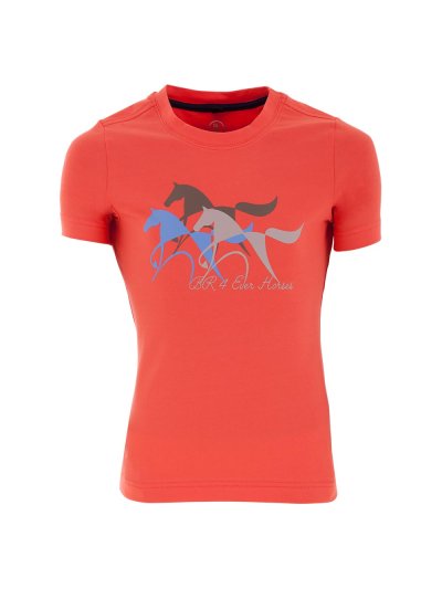 T-shirt à manches courtes orange junior unisexe modèle Mimi - BR