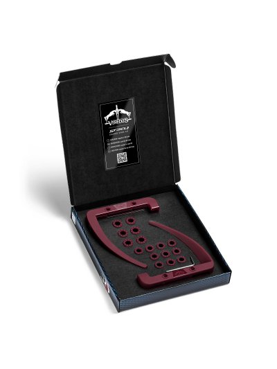 Kit de repuesto de color burdeos para estribos - Vita Steel1-Veredus