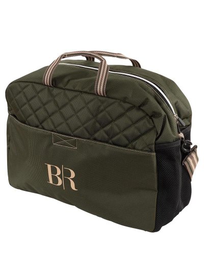 Green bag for horse care and grooming accessories (groom bag) - BR