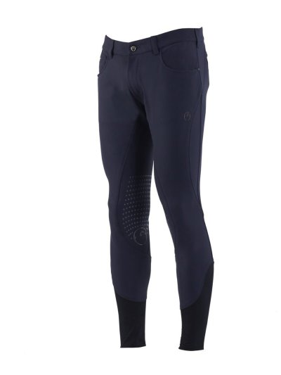 Pantalons d'équitation bleu marine (grip aux genoux) pour homme – Dublin – Vestrum