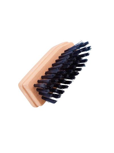 Petite brosse pour sabots à poils durs bleu marine (mesure 11,5x4cm, poils de 3cm) - Premiere - imagen 2