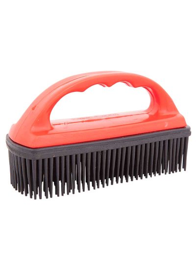 Brosse pour textile rouge et noir - Premiere
