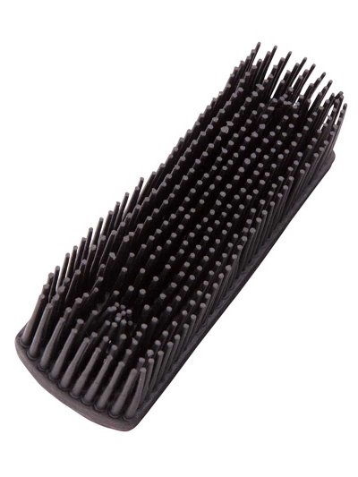 Brosse pour textile rouge et noir - Premiere - imagen 2