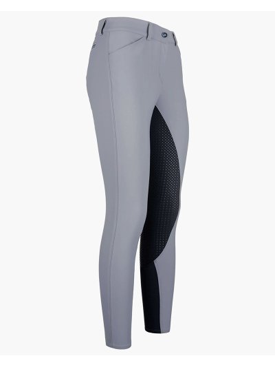 Pantalons d'équitation gris avec poches avant et grip à l'assise junior - Arista – Euro-Star