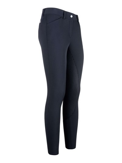 Pantalons d'équitation bleu marine avec poches avant et grip à l'assise junior - Arista - Euro-Star