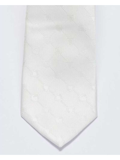 Cravate avec broderie en blanc - Vestrum - imagen 2