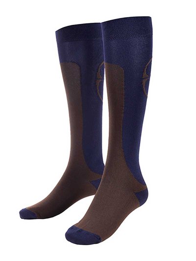 Chaussettes techniques bleu marine et marron - Las Vegas - Vestrum