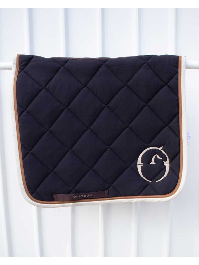 Tapis de dressage bleu marine pour cheval (full) - Chicago - Vestrum
