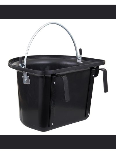 Comedero portátil para caballo con asa color negro - Premiere - imagen 2