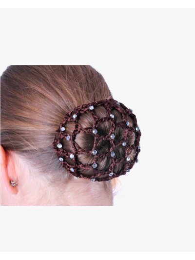 Maille de fourrure gris à strass - QHP - imagen 2