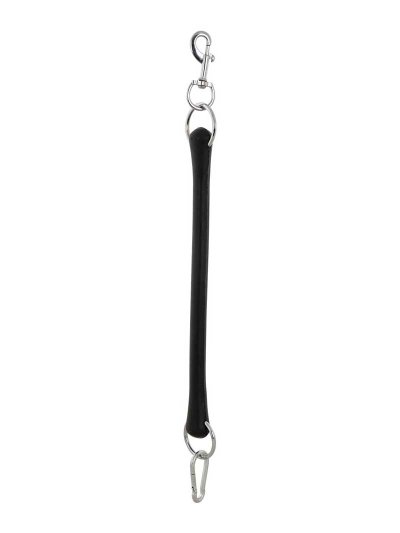 Longe de 50cm en caoutchouc noir pour préparation ou transport - Premiere