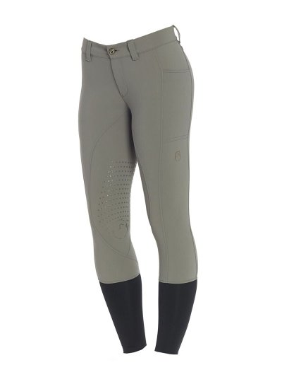 Pantalons vert kaki (grip aux genoux) pour femme - Lorient - Vestrum
