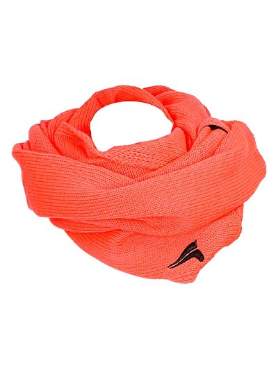 Écharpe en maille corail/orange fosforito - Irises - Euro-Star - imagen 2